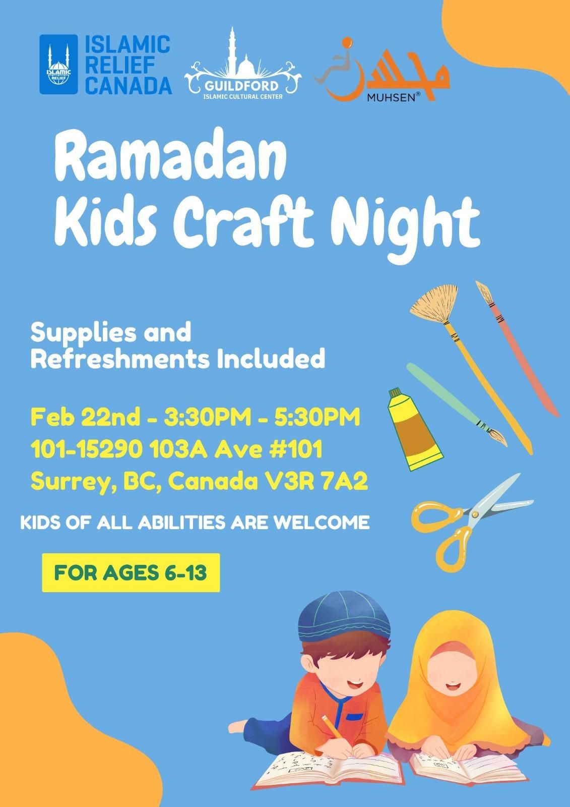 Ramadan Kids Craft Night