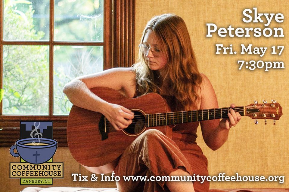 Skye Peterson at the Community Coffeehouse