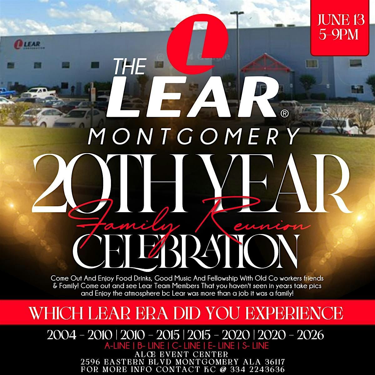 The Lear Montgomery 20 Yr Family Reunion Celebration