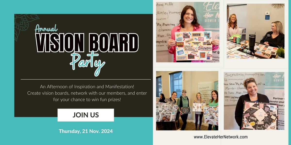 Elevate Her Network\u2019s Annual Vision Board Party