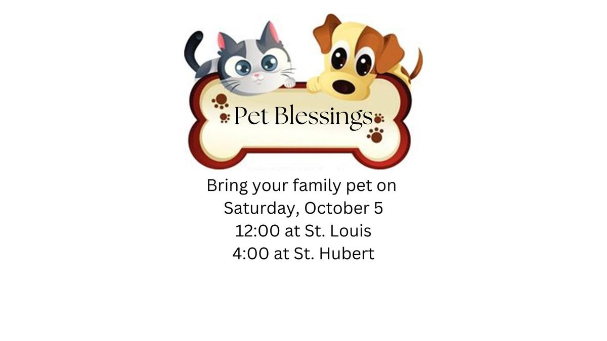 Blessing of Pets