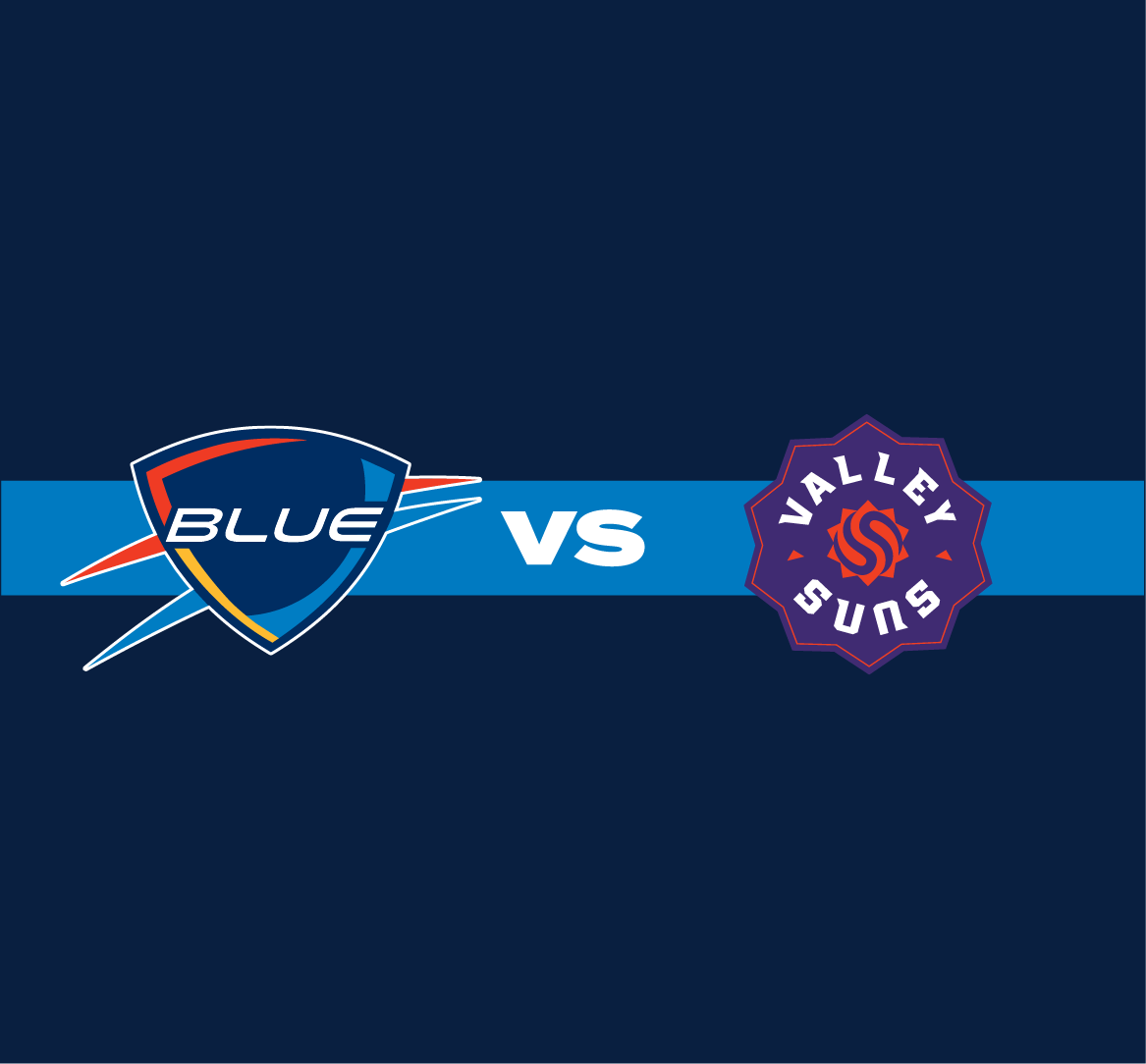 Oklahoma City Blue at Valley Suns at Mullett Arena