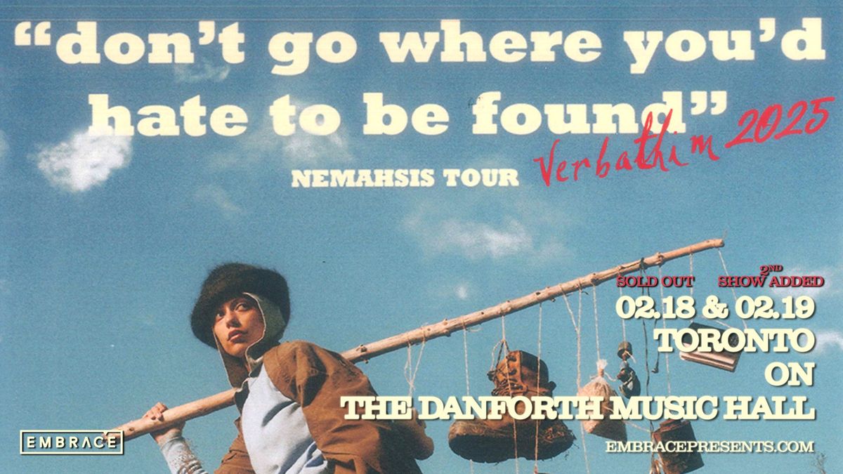 Nemahsis @ The Danforth Music Hall | February 18th & 19th