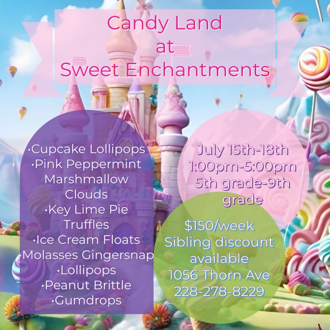 Candy Land Baking Camp (big kids)