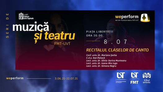 WePerform - Seri de muzic\u0103 \u0219i teatru #8: Recitalul claselor de canto