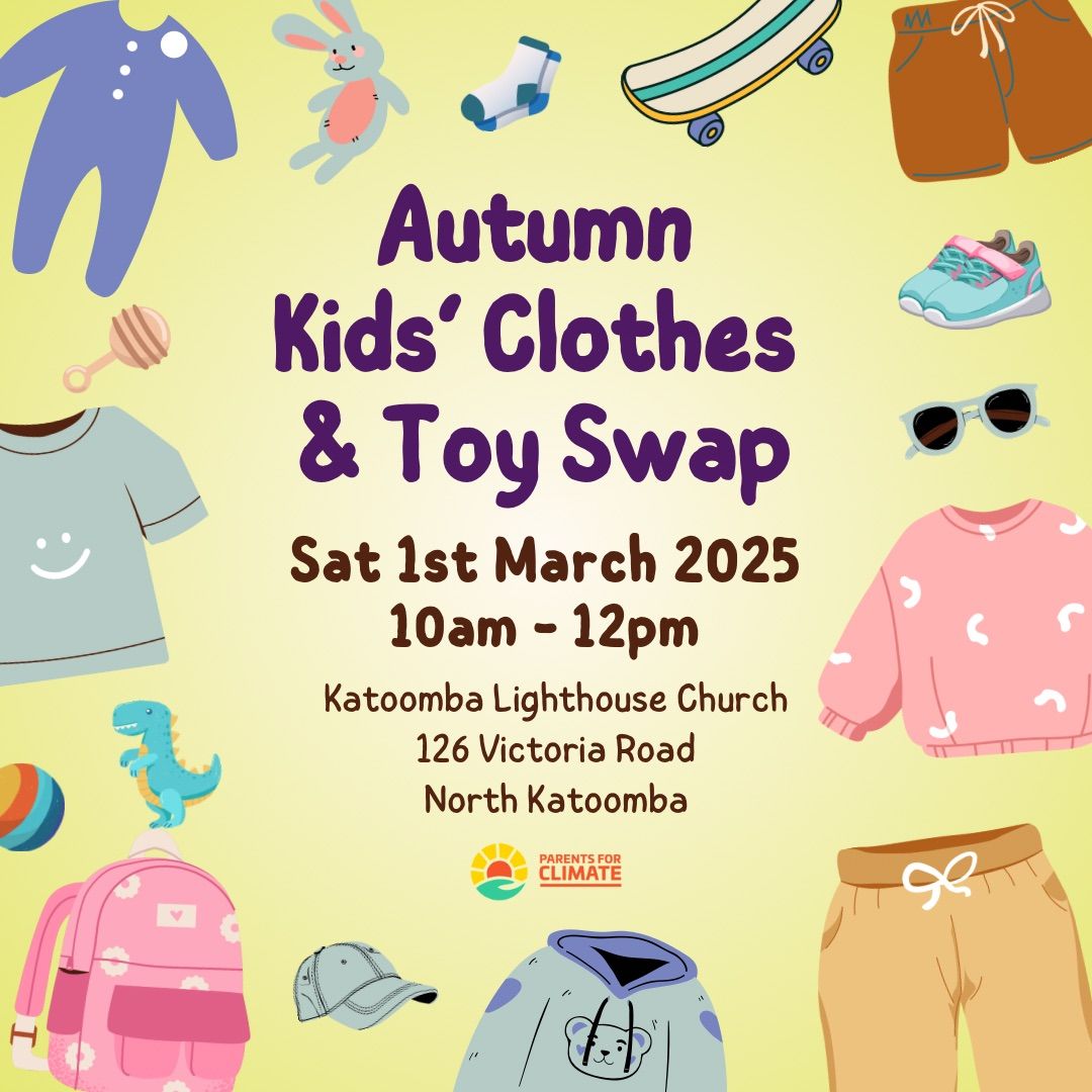 Autumn Kids' Clothes and Toy Swap at Katoomba Lighthouse 