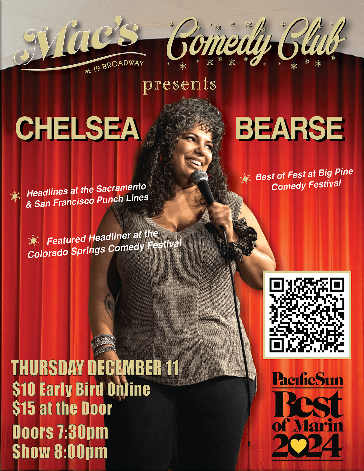 Mac's Comedy Club Presents: Chelsea Bearse - Live in Fairfax