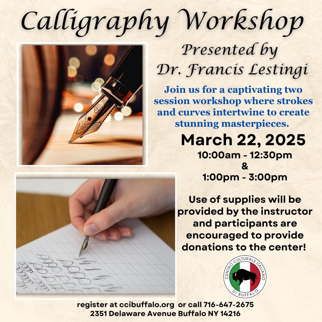 Calligraphy Workshop 