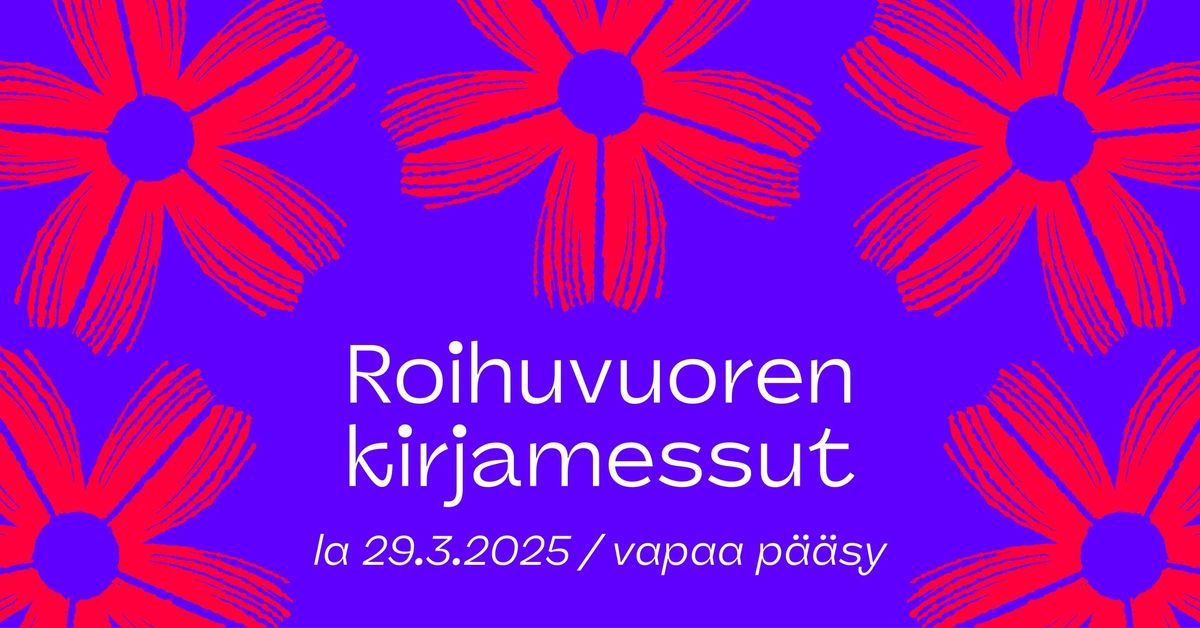 Roihuvuoren kirjamessut 2025