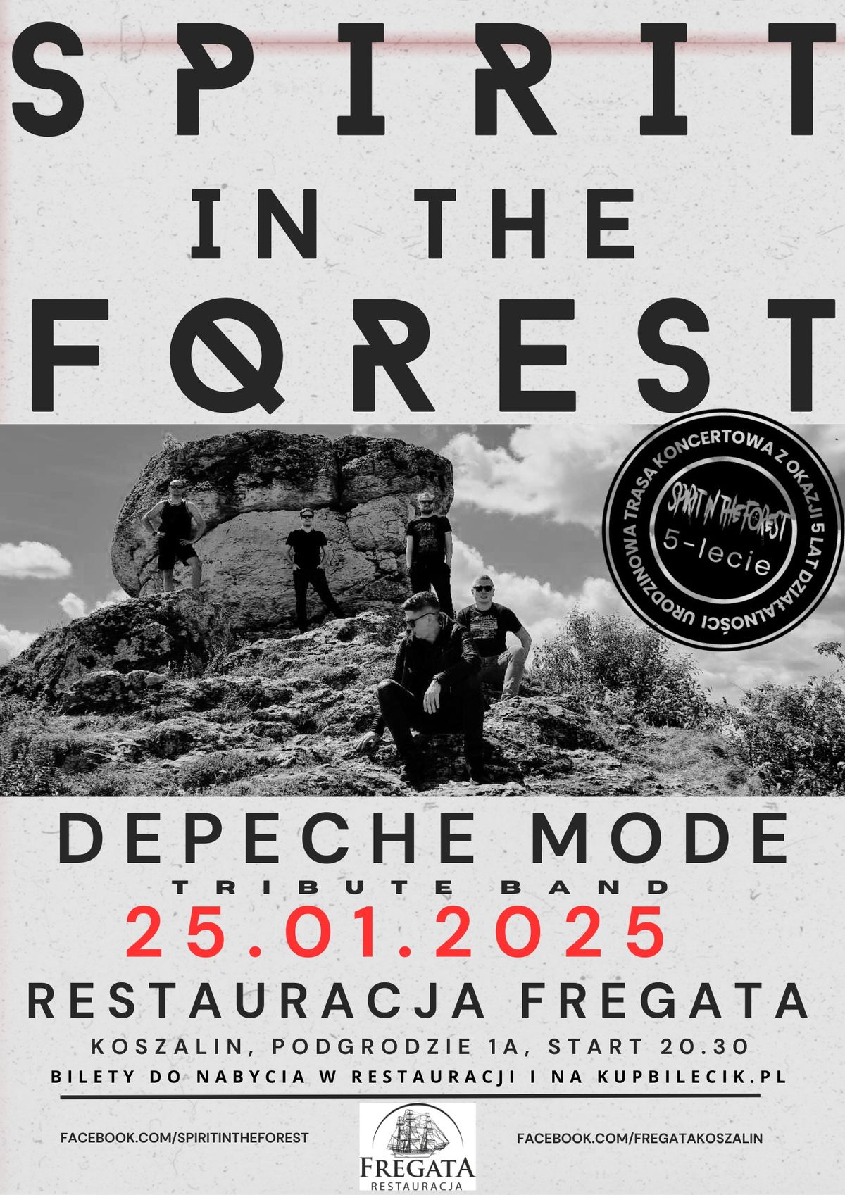 Spirit In The Forest - DEPECHE MODE TRIBUTE BAND na scenie Fregaty!