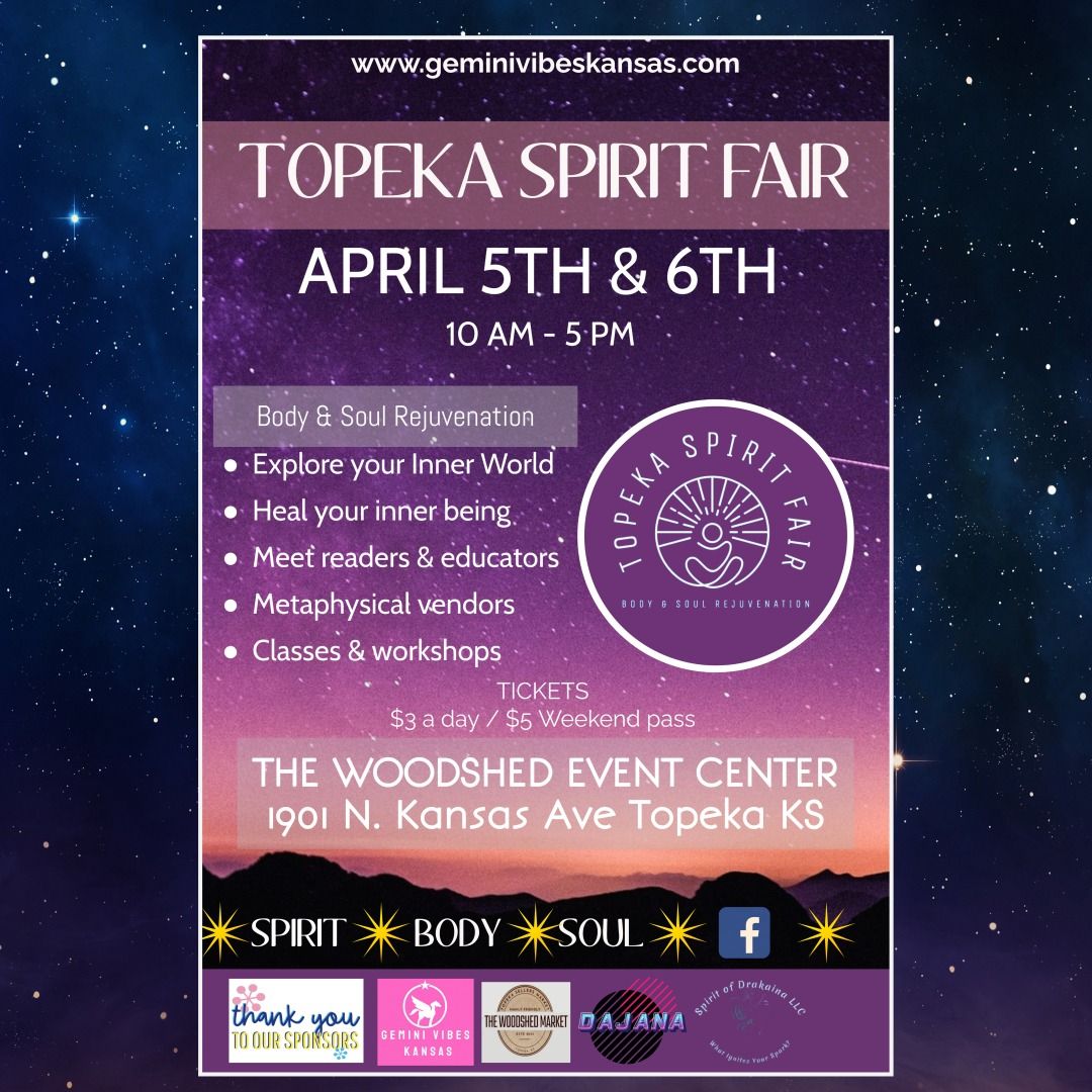 Topeka Spirit Fair - Body & Soul Rejuvenation 