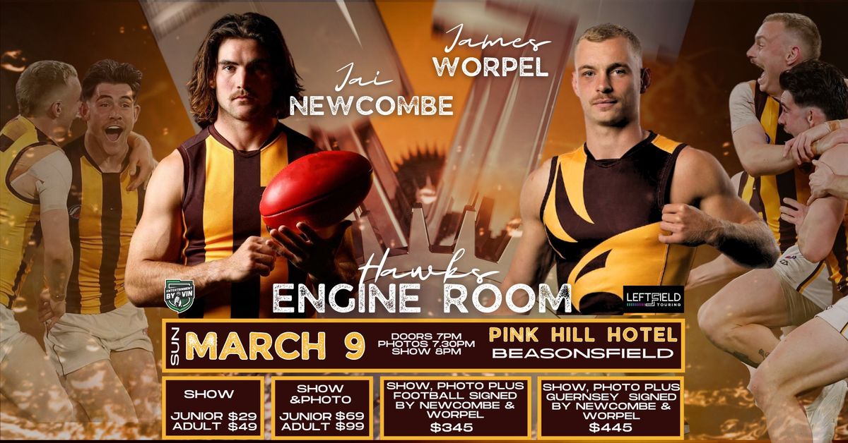 Hawks Engine Room! Newcombe & Worpel LIVE at Pink Hill Hotel, Beaconsfield!