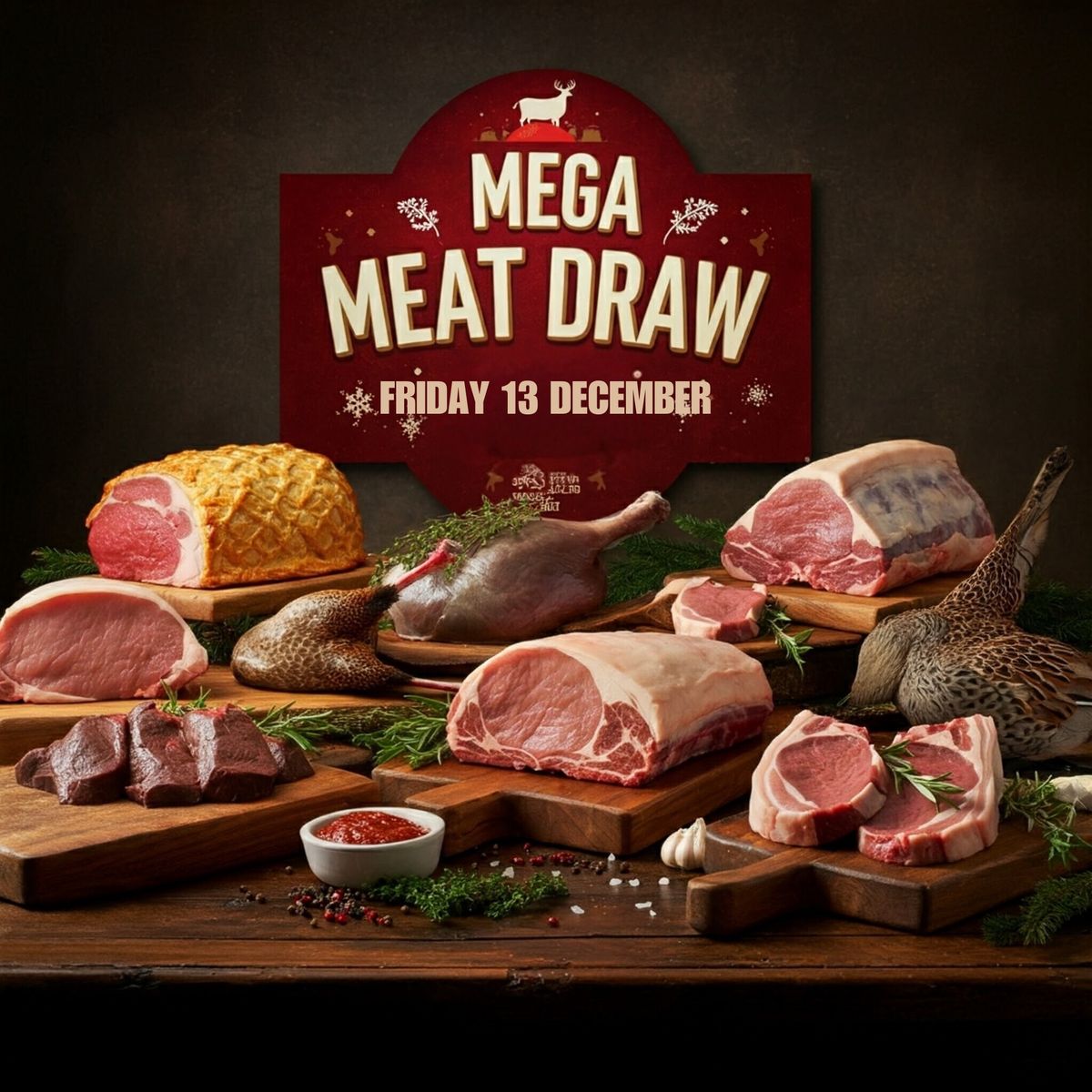 Kev\u2019s Christmas \ud83c\udf85\ud83c\udffc MEGA Meat Draw!!