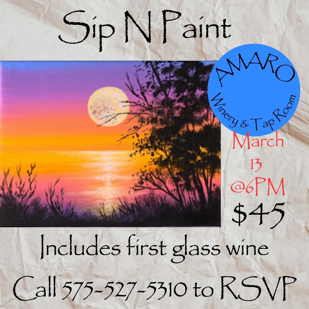 Sip & Paint at Amaro Winery & Tap Room