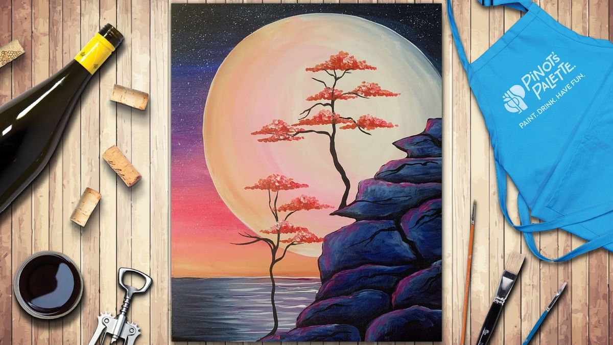 Moonlit Path to the City  -  Paint and Sip 