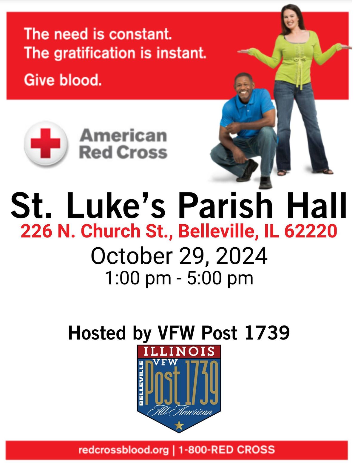 Blood Drive - Hosted by VFW Post 1739