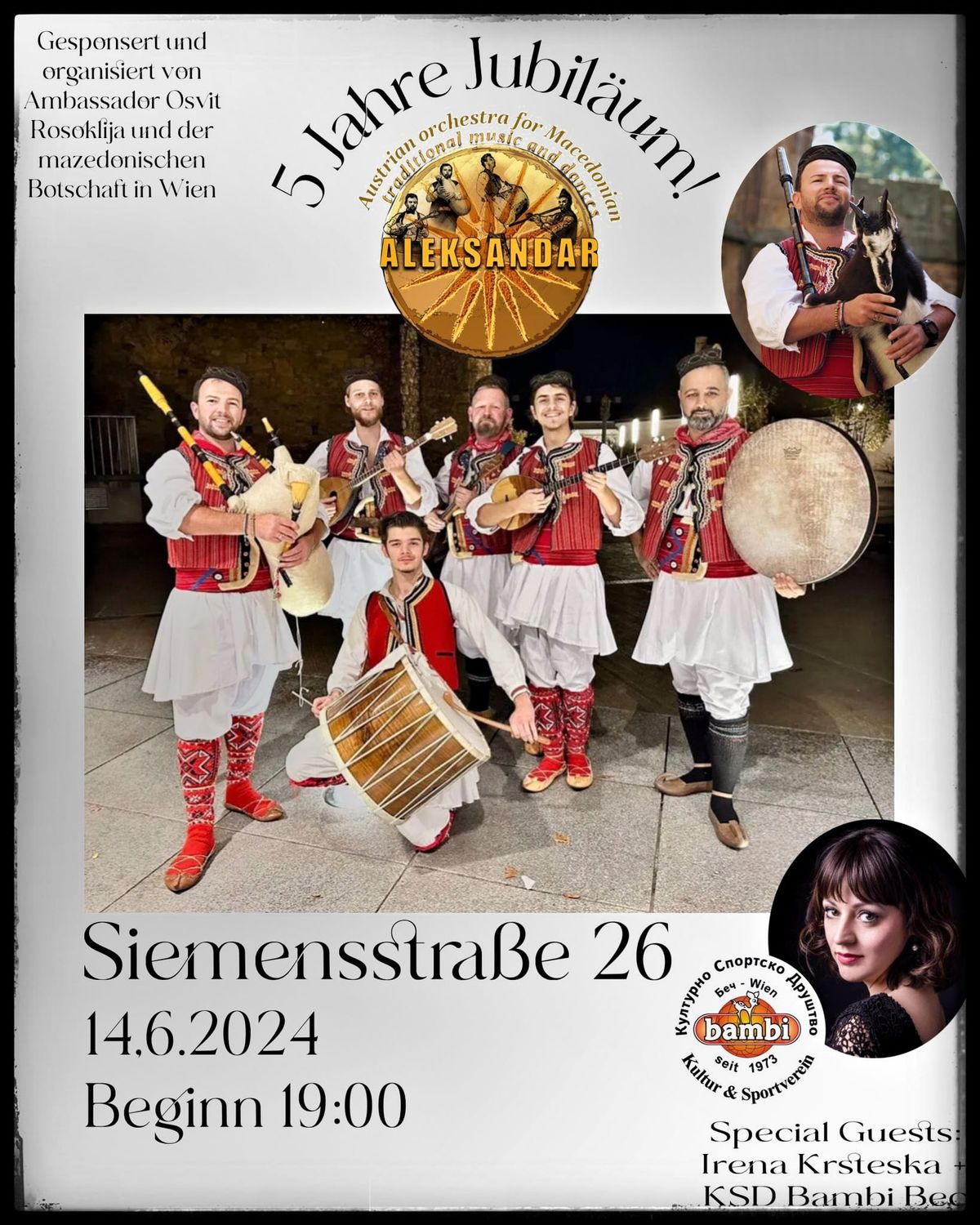 "Orchestra Aleksandar: 5 Years of Viennese Macedonian Musical Magic!"jubilee celebration
