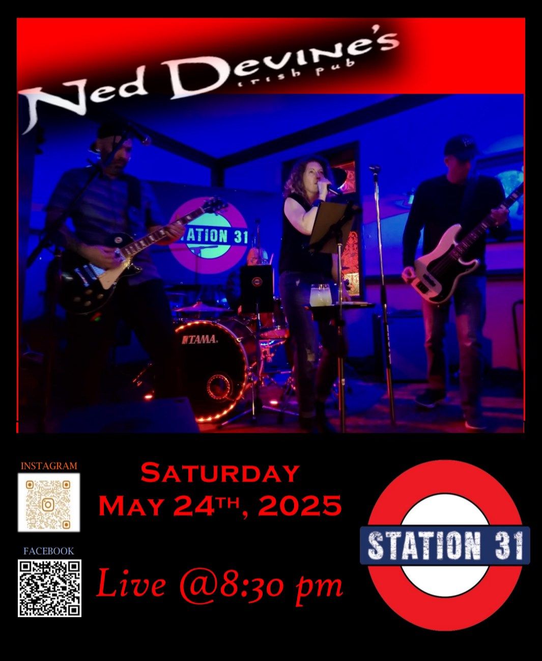 Live at Ned Devine's Irish Pub - Milton