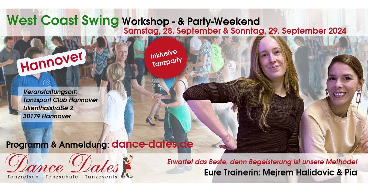 West Coast Swing Workshop- & Party-Weekend Hannover