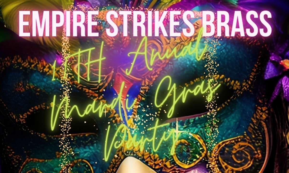 Empire Strikes Brass: 11th Annual Mardi Gras Party at The Grey Eagle