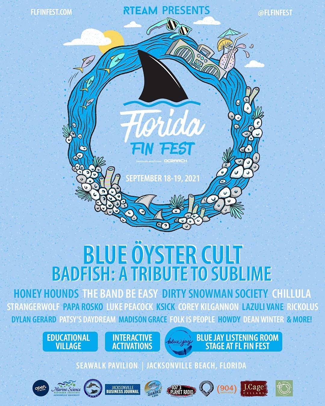 Florida Fin Fest, Seawalk Pavilion, Jacksonville Beach, 18 September to