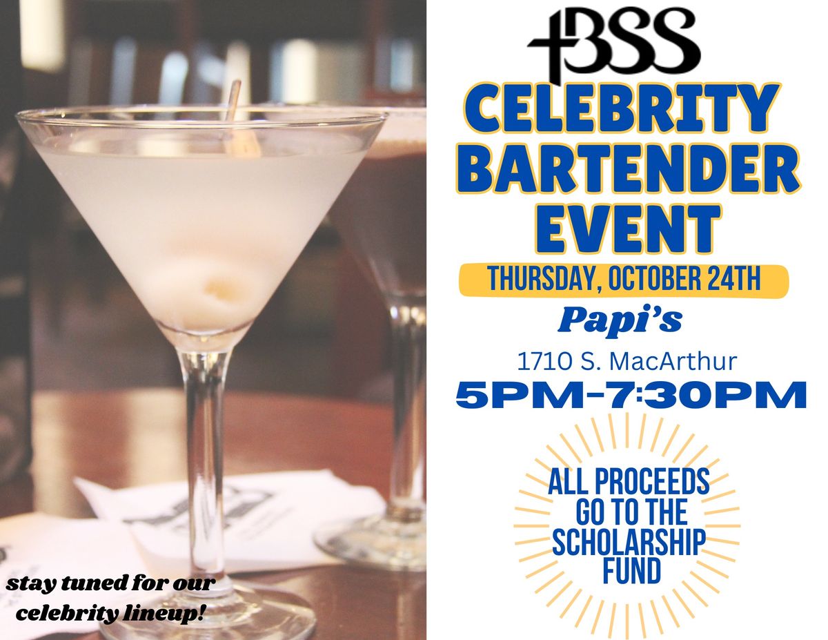 BSS Celebrity Bartending Event 