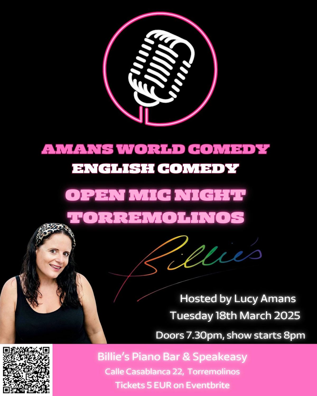 Amans  World  Comedy Open Mic Night - Torremolinos