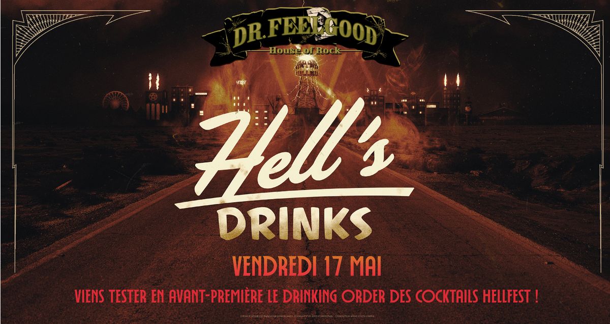HELL\u2019S DRINKS TOUR 2024 - La Tourn\u00e9e Cocktails du HELLFEST
