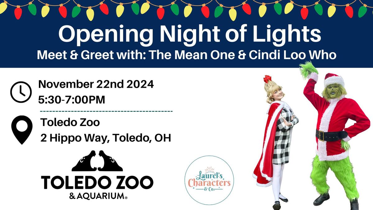 Opening Night of Lights at the Toledo Zoo