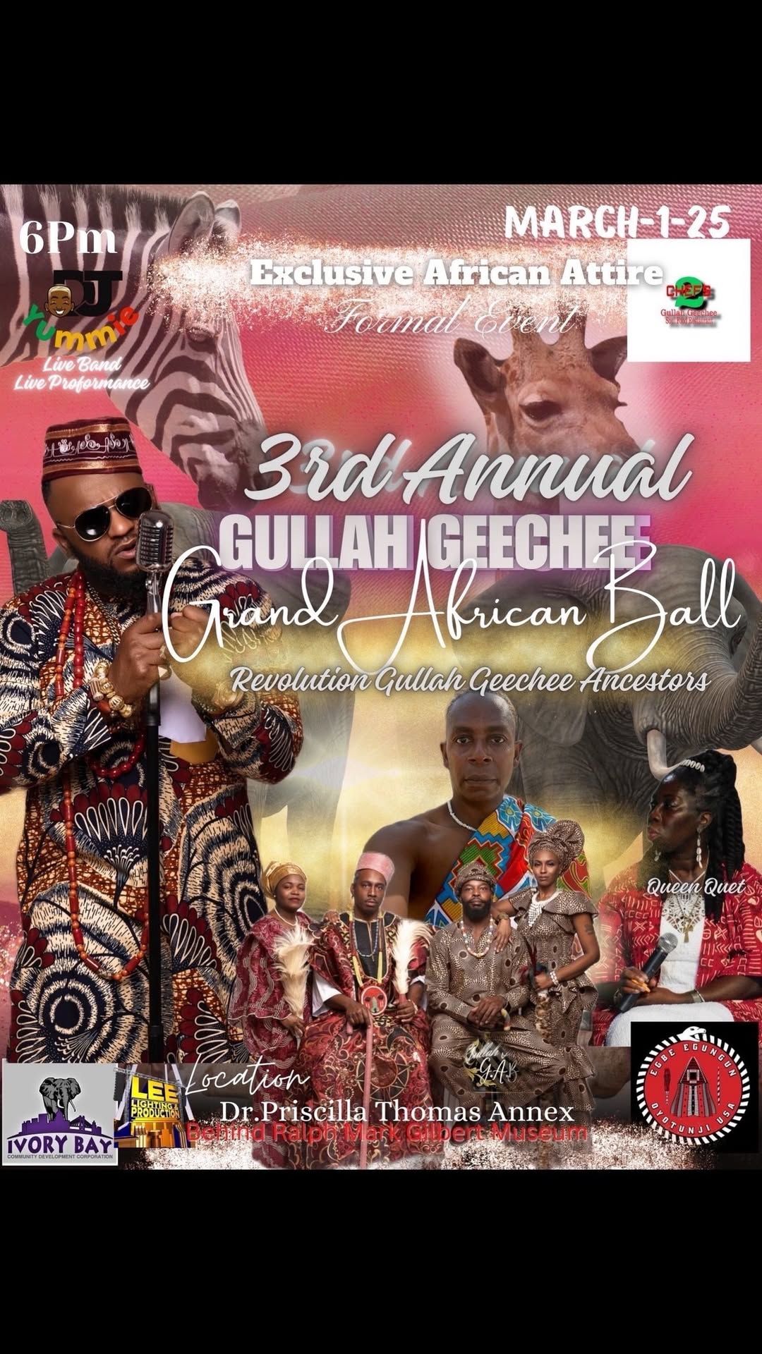 Savannah-Chatham 3rd Annual Gullah Geechee Grand African Ball