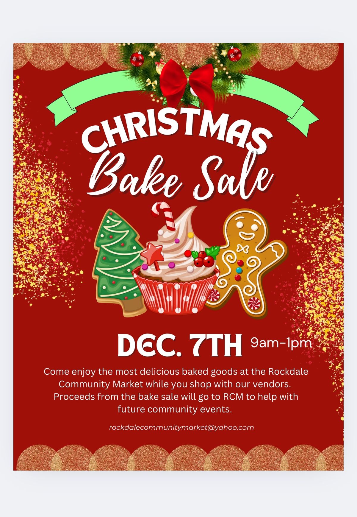 Rockdale Community Market Bake Sale