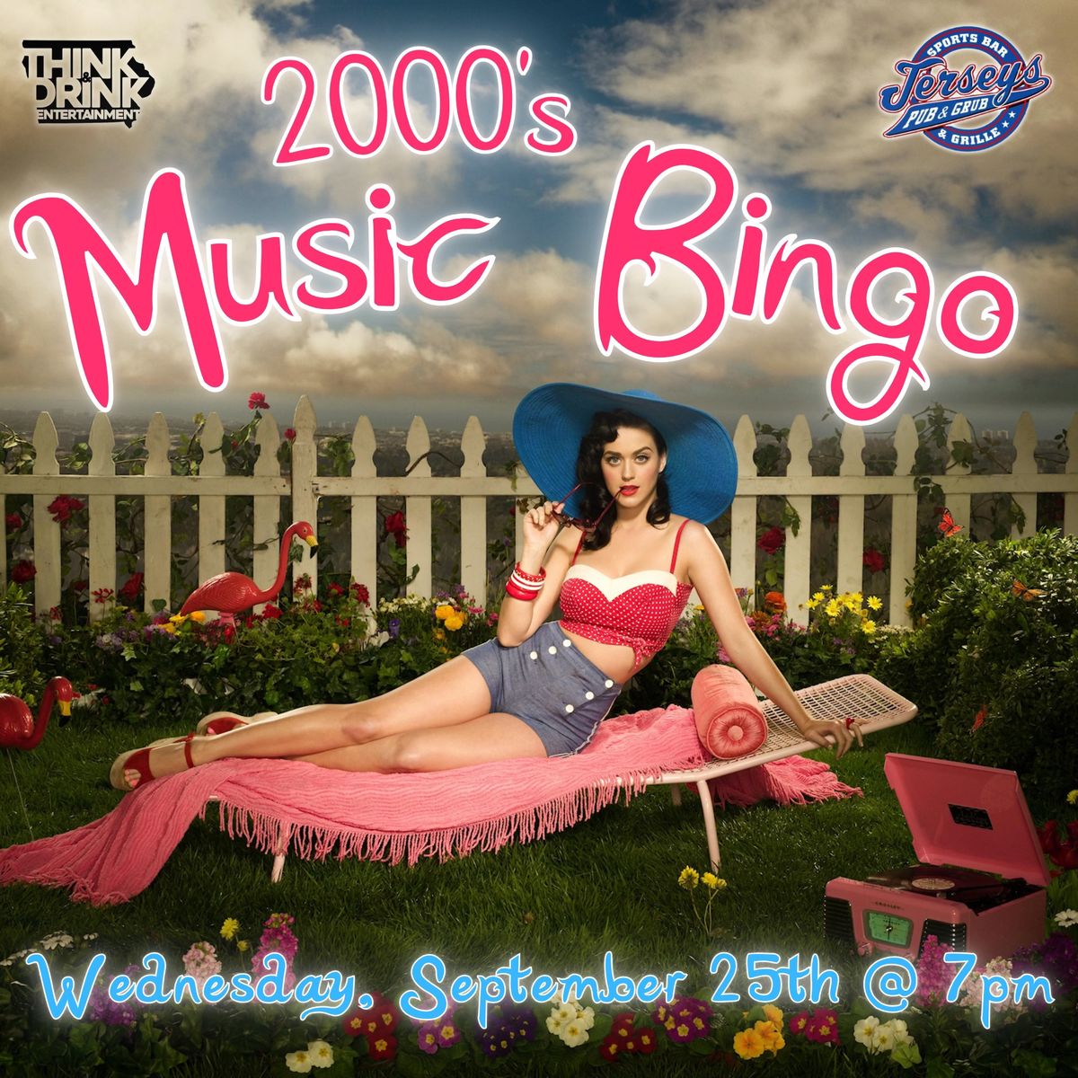 2000's Music Bingo @ Jerseys Pub and Grub (Cedar Rapids, IA) \/ Wednesday, September 25th @ 7pm