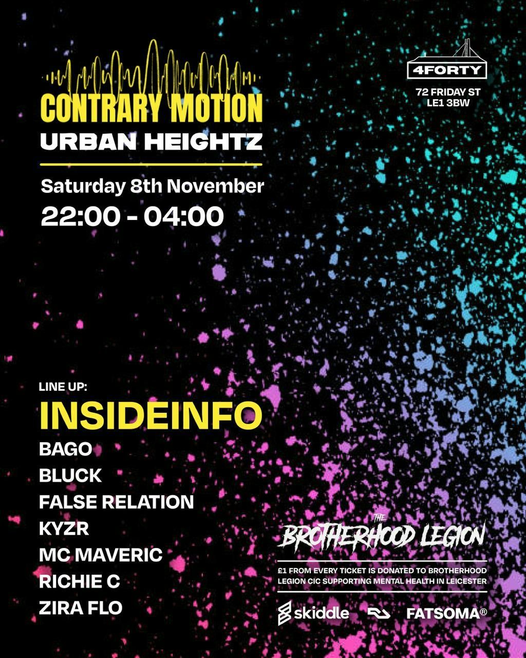 Contrary Motion X Urban Heightz D&B : InsideInfo