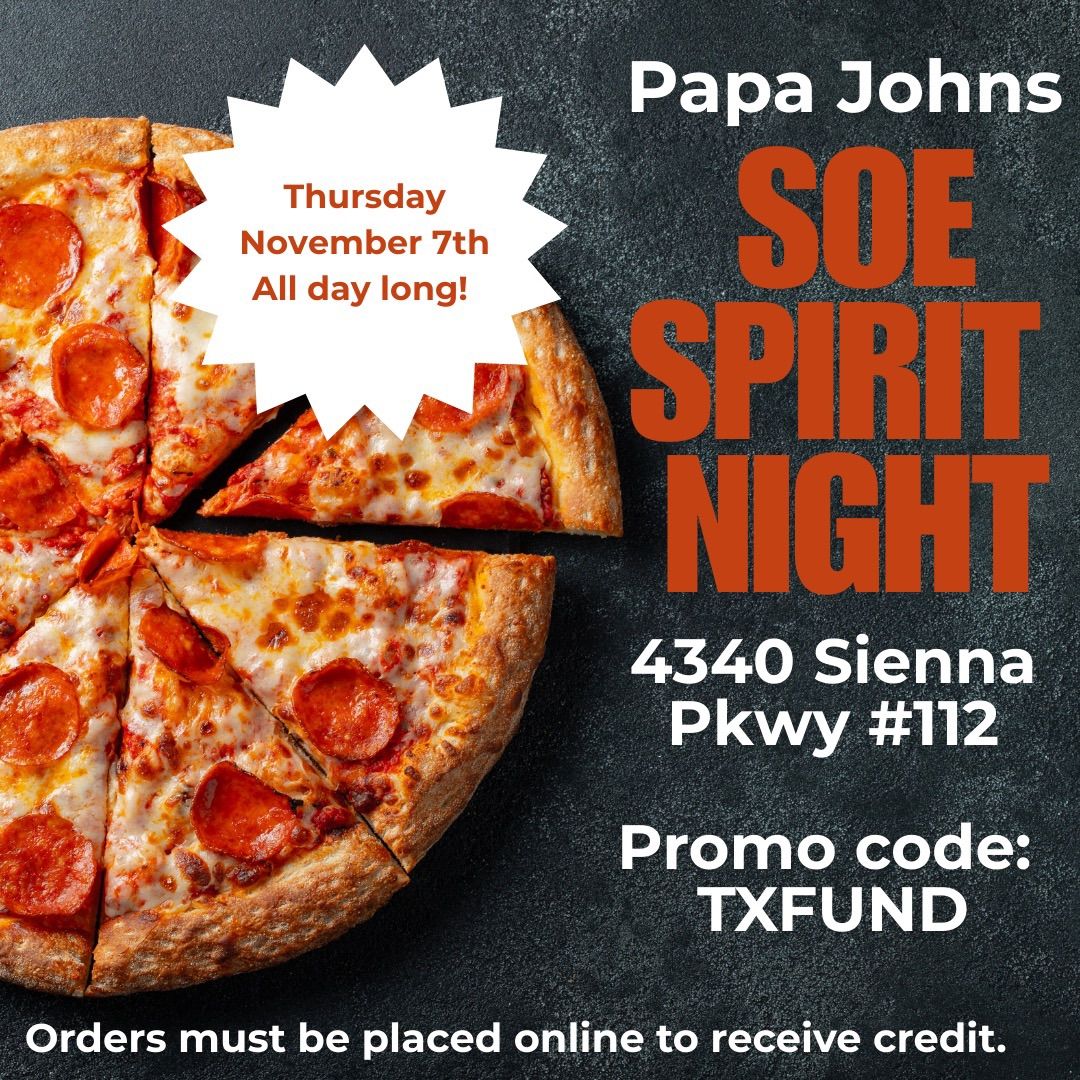 Papa John\u2019s Spirit Day!