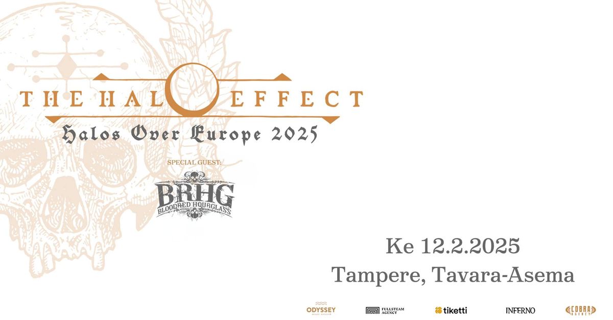 The Halo Effect (SWE) + support: Bloodred Hourglass | Tavara-asema, Tampere