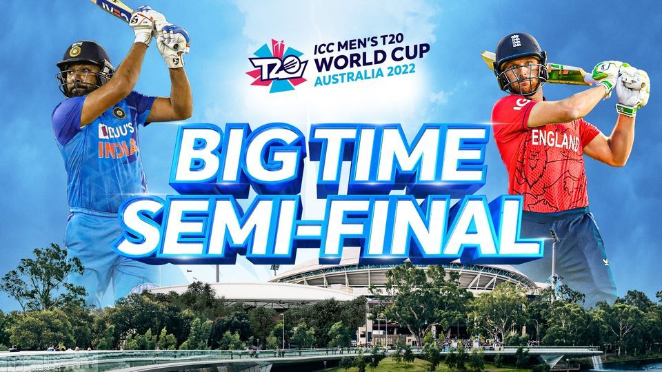 India v England | Semi-Final 2 | ICC Men's T20 World Cup 2022