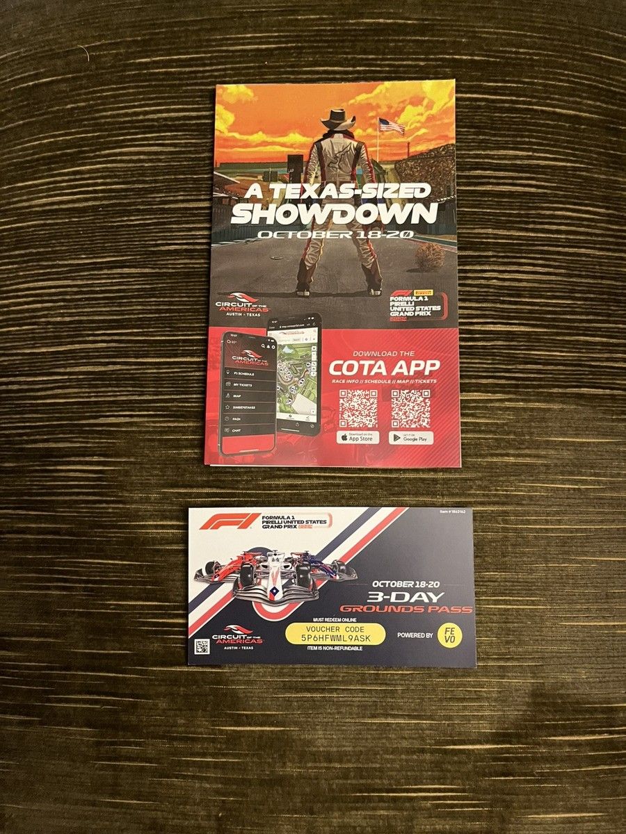 Formula 1 Mexican Grand Prix 2025 - 2-Day Pass (25 & 26 Oct) Tickets