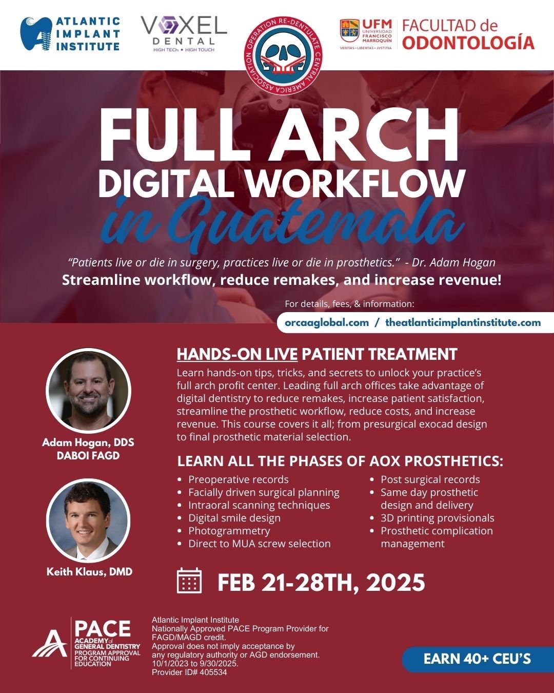 Advanced Prosthetics and Digital Workflow Bootcamp