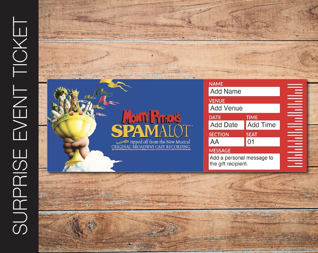 Spamalot at Winspear Opera House