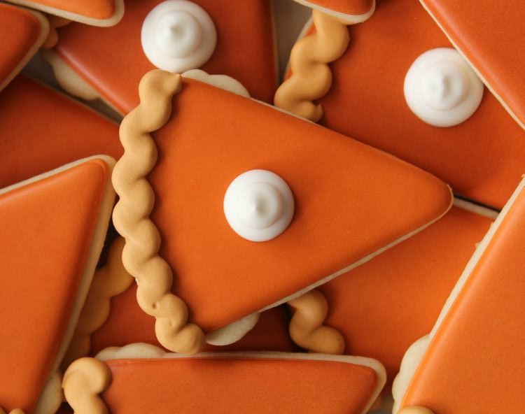 Royal Iced Cookie Decorating Class: Pumpkin Pie Slices