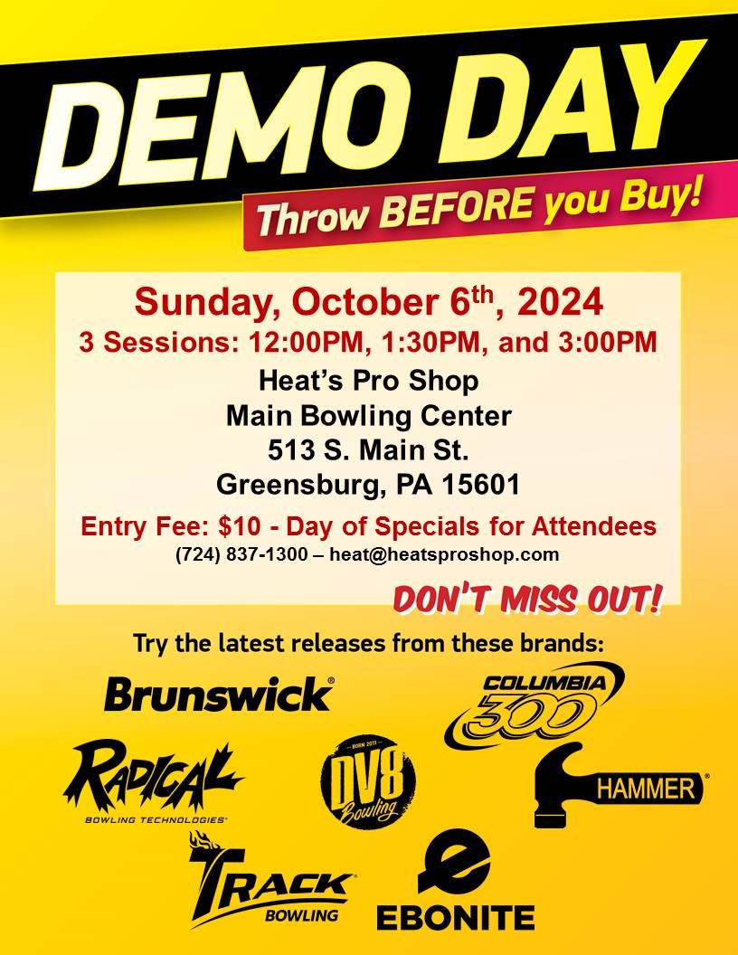 Demo Event: Heat's Pro Shop @ Main Bowling Center