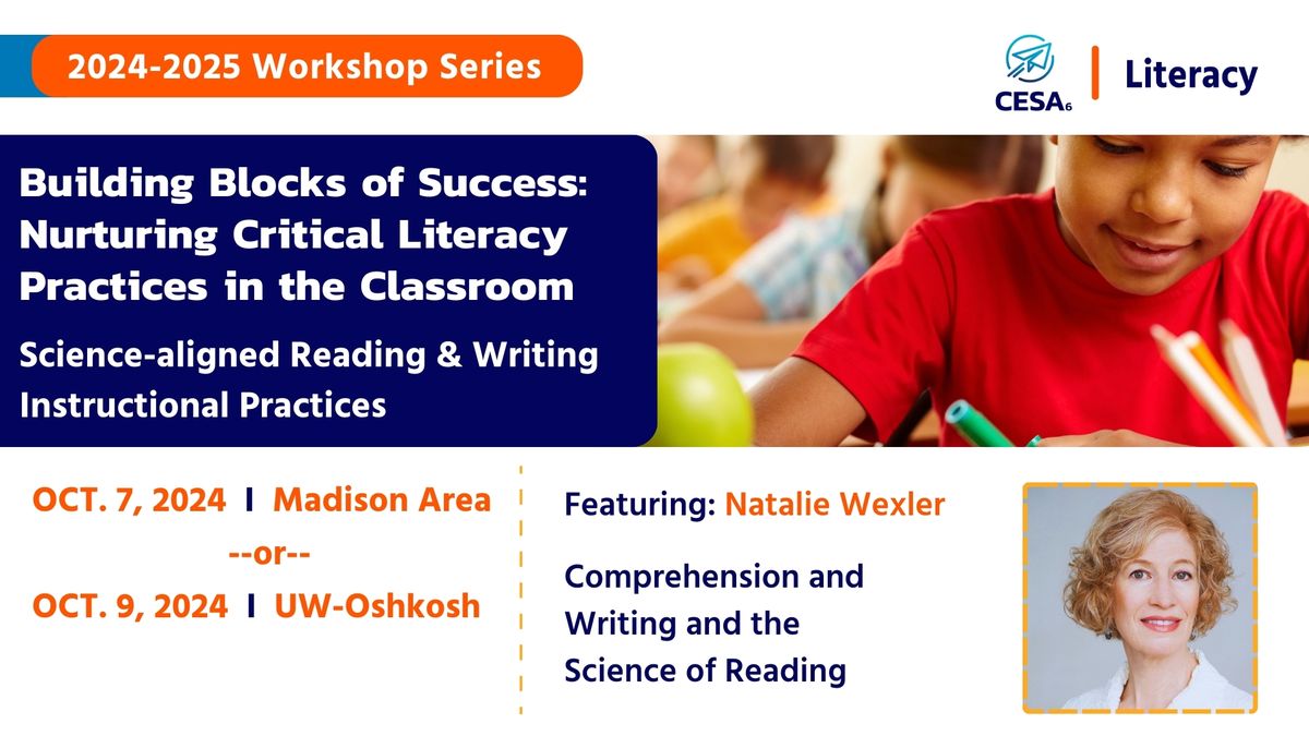 Comprehension, Writing, and the Science of Reading Workshop in Oshkosh