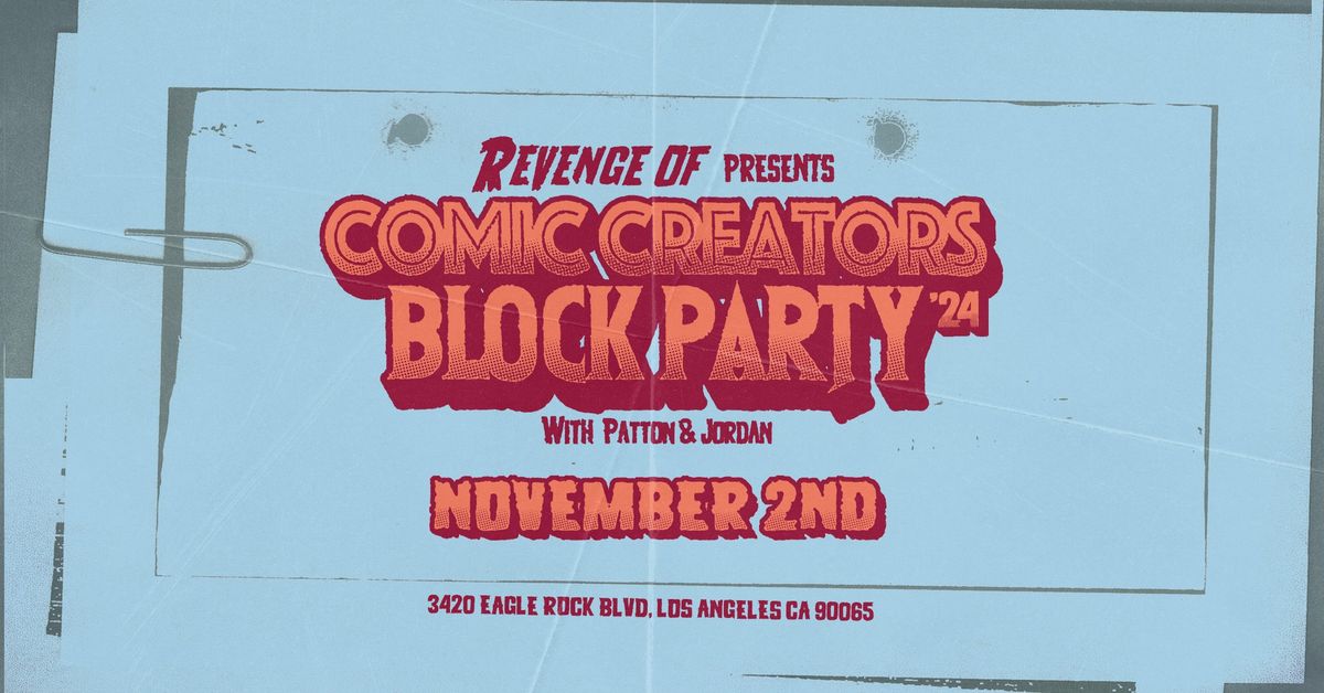 Comic Creators Block Party 2024