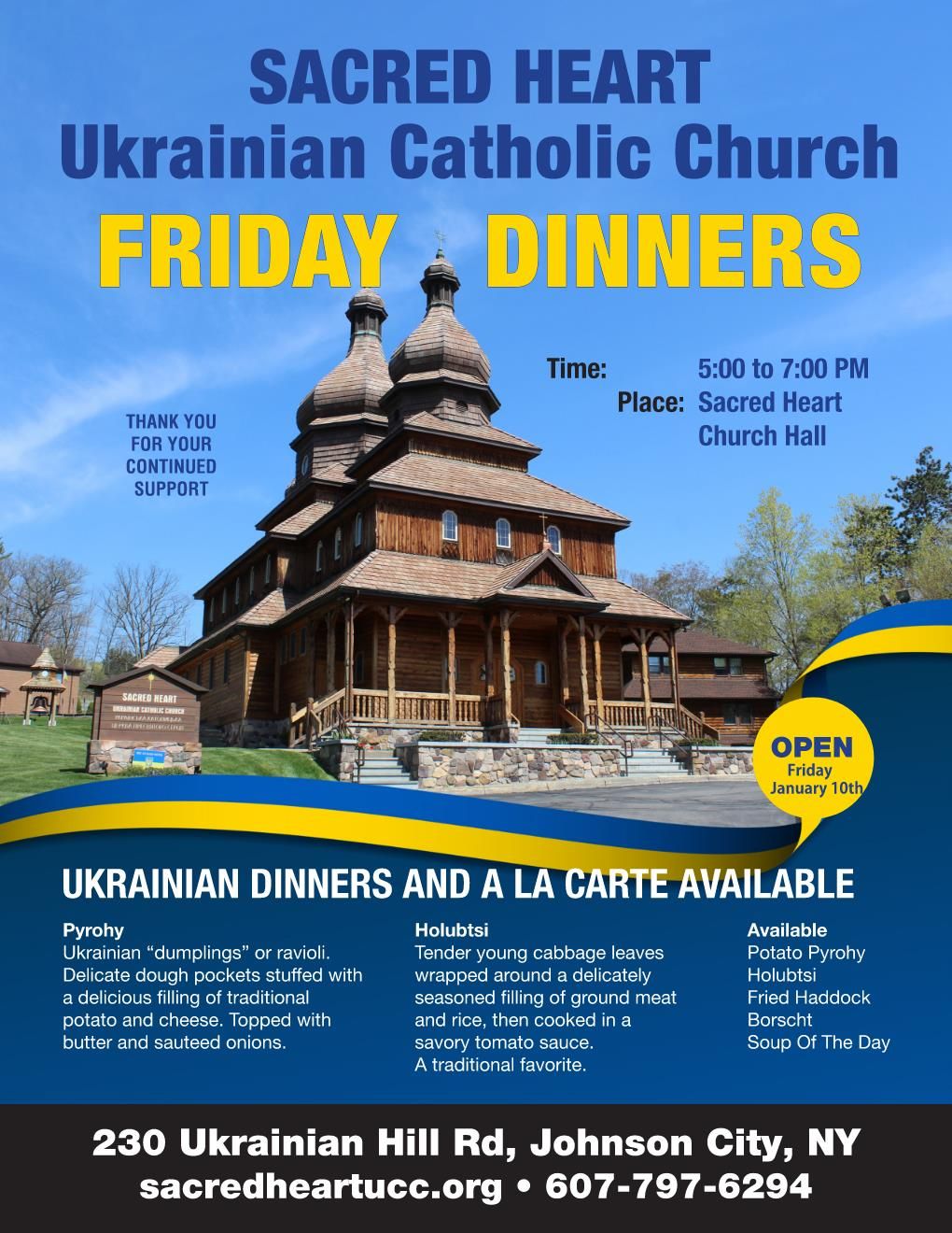 Ukrainian Friday Dinner