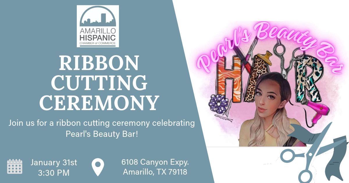 Ribbon Cutting Ceremony for Pearl's Beauty Bar 