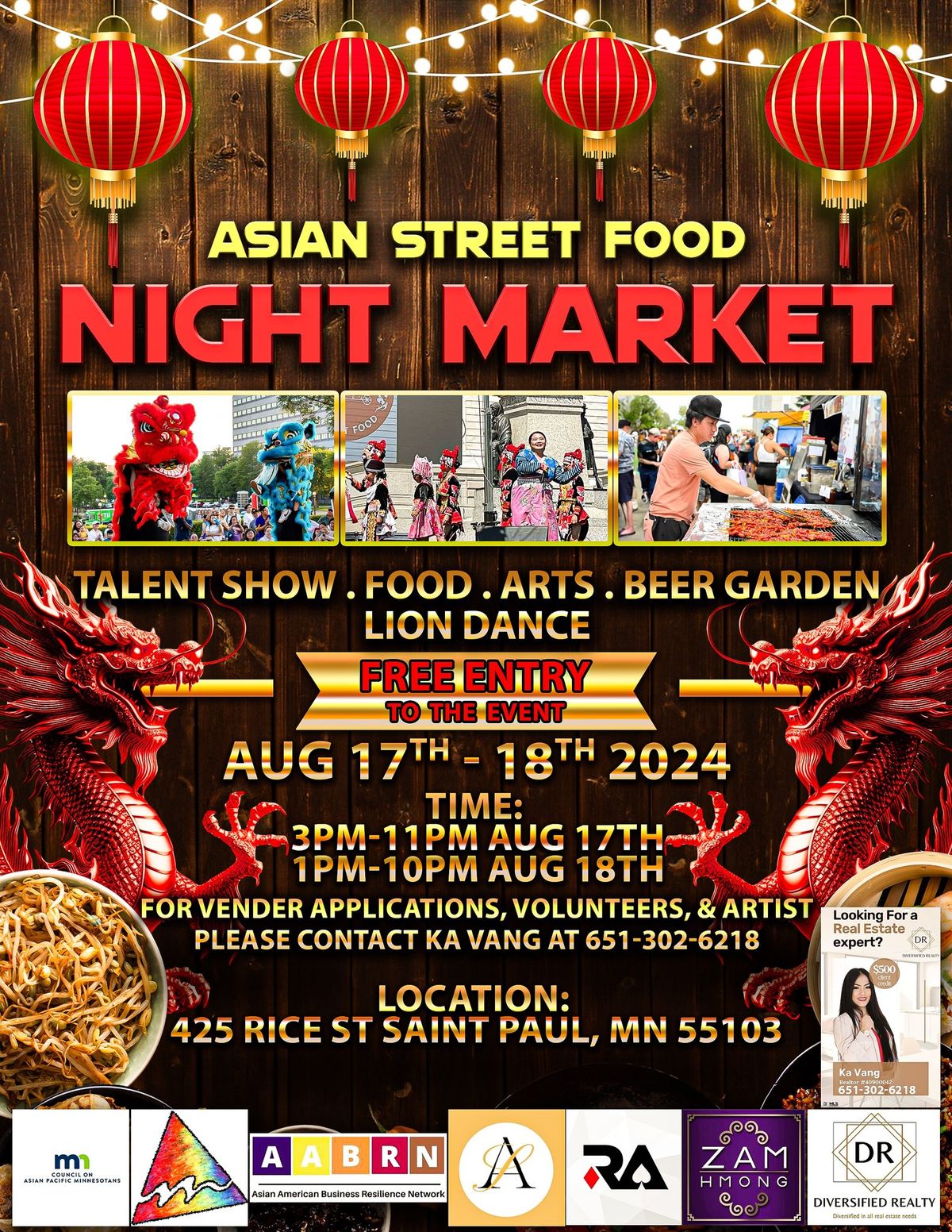 Asian Street Food Night Market 