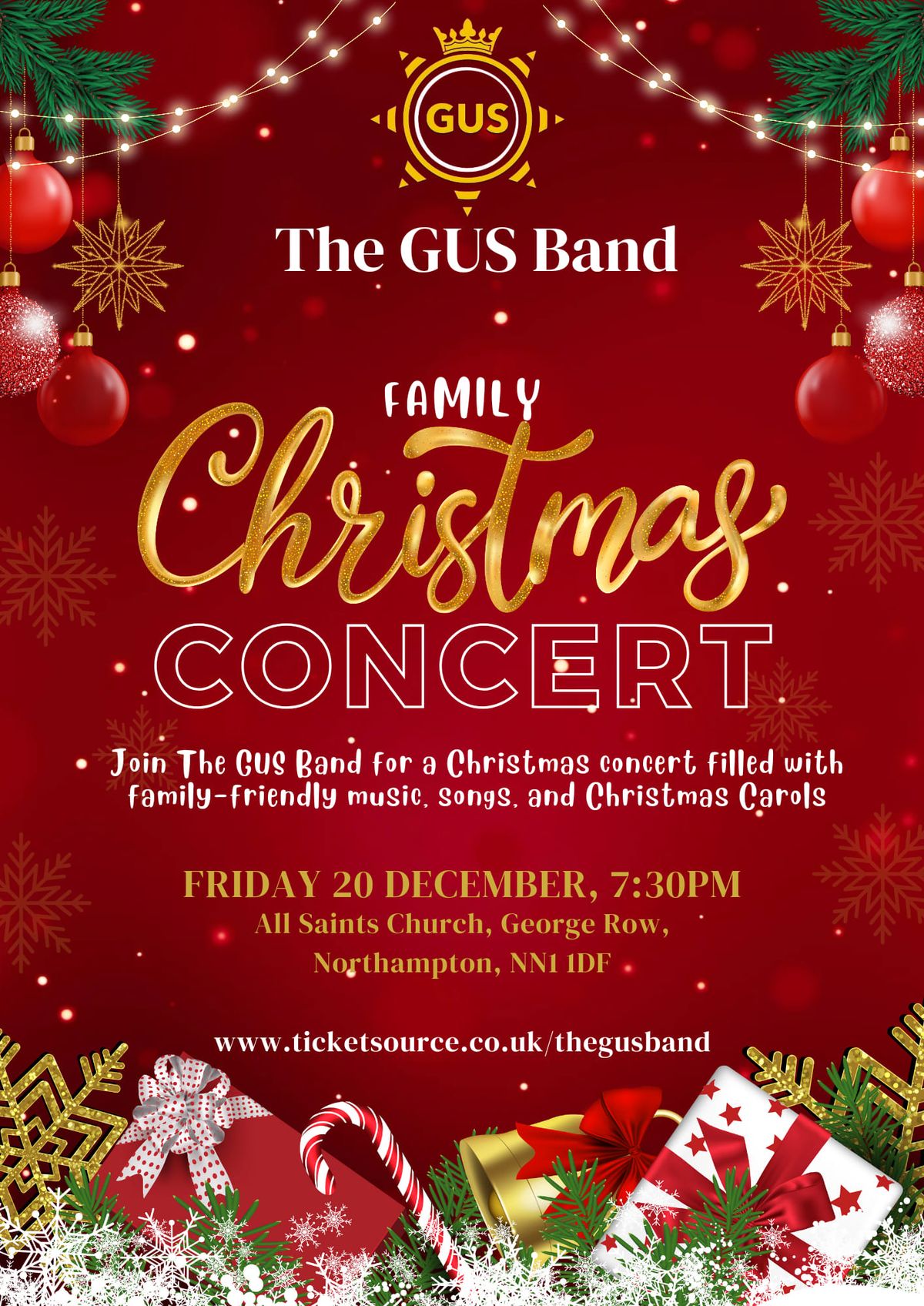 The GUS Band Family Christmas Concert, Northampton