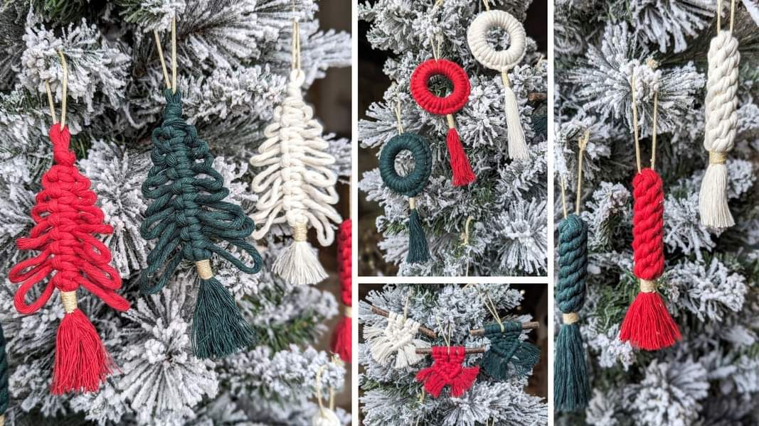 Macrame Ornament Workshop with Banana Knots