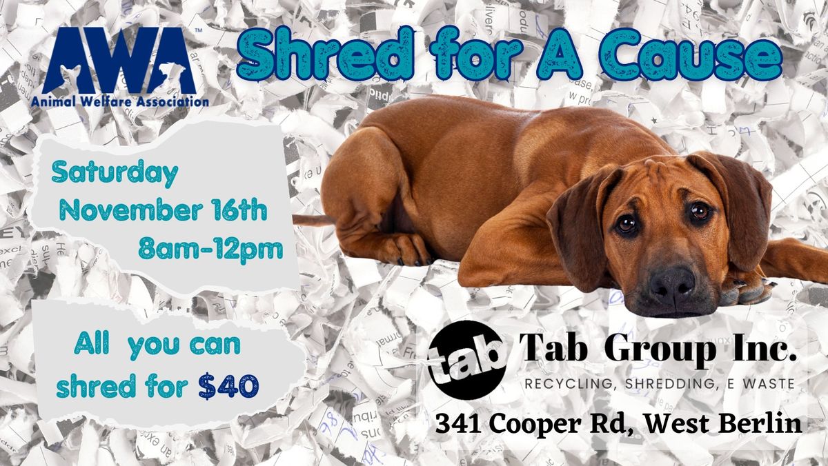 AWA Shred for A Cause