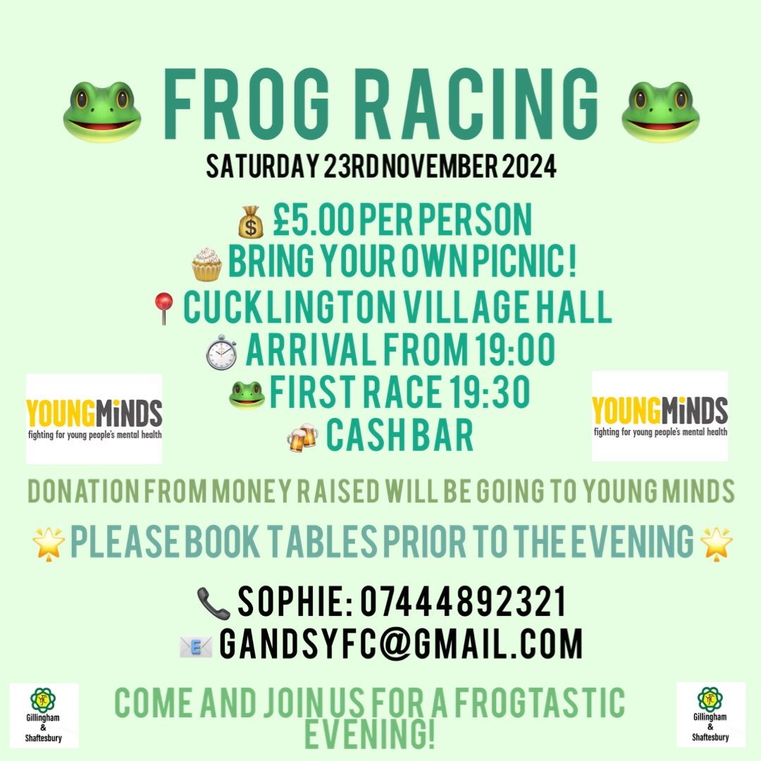 Frog Racing Evening 